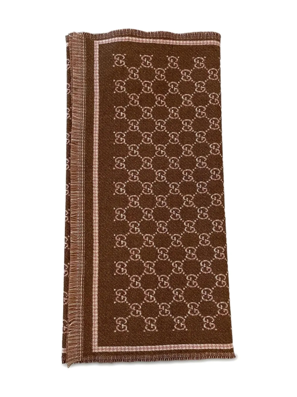Gucci GG pattern scarf - detail